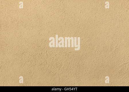 Gelbe bemaltem Stuck Wand. Hintergrundtextur. Stockfoto