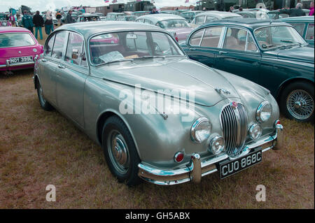 Jaguar 3,4 Liter Mk 2 Limousine auf einer englischen Stockfoto