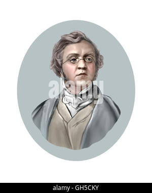 William Makepeace Thackeray, 1811-1863, Schriftsteller Stockfoto