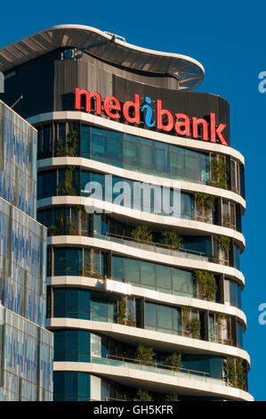 Medibank privater Krankenversicherung Fonds Hauptquartier bei 720 Bourke Street, Docklands, Melbourne Stockfoto