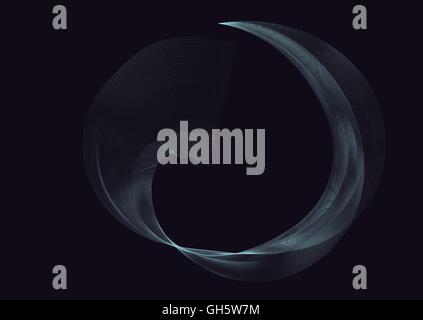 Abstrakte Farbe Wave Design-Element. Blaue Welle. Stock Vektor