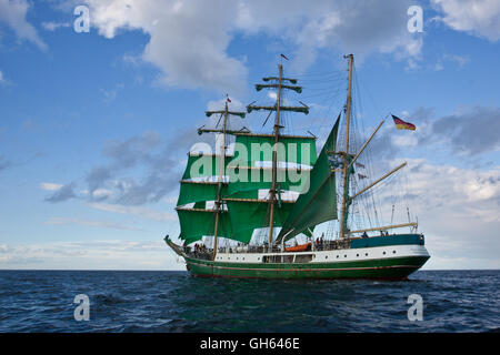 Die Alexander von Humboldt, einem deutschen Segelschiff, erbaut im Jahre 1906 aus Hartlepool, UK. Stockfoto