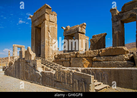 Geographie/Reisen, Iran, Persepolis, die ehemalige Hauptstadt der Achämeniden, gegründet von König Darius I, 520 v. Chr., der Palast des Königs Darius Additional-Rights - Clearance-Info - Not-Available Stockfoto