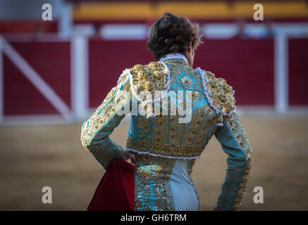 Detail der "Traje de Luces" oder Stierkämpfer Kleid, Spanien Stockfoto