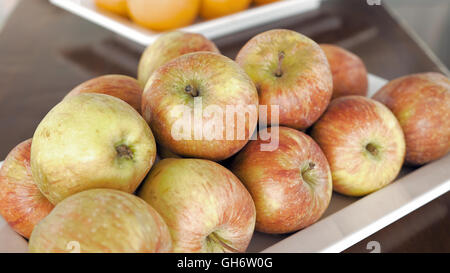Frischer Apfel Obst Frühstück Stockfoto