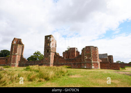 Ruinen von Bradgate House in Bradgate Park Charnwood Forest Newtown Linford Leicestershire UK Stockfoto