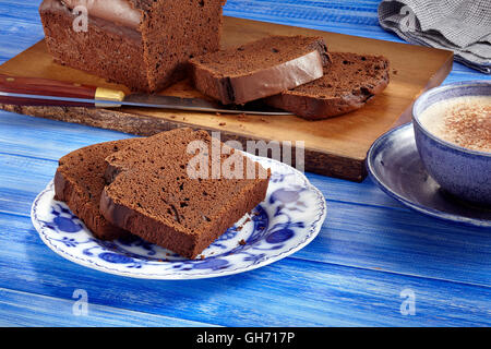 Mocha molasses cake Stockfoto