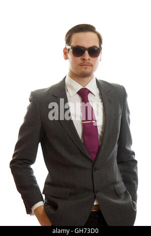 Mann in einem Anzug Stockfoto