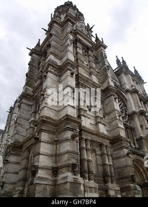 North West Tower von Evreux Kathedrale Haute-Normandie Frankreich Stockfoto