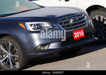 Kingston, Ontario, Kanada. 5. Januar 2016. Das Subaru-Autohaus in Kingston, Ontario, auf Dienstag, 5. Januar 2016. © Lars Hagberg/ZUMA Draht/Alamy Live-Nachrichten Stockfoto