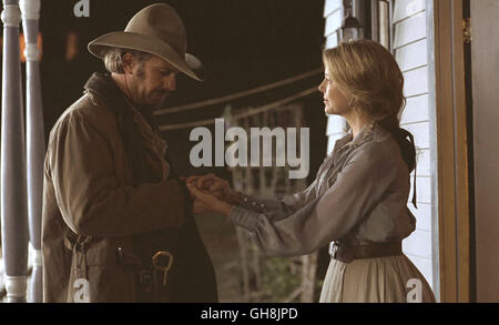 OPEN RANGE - HAUPTGESTALTEN LAND / Open Range USA 2003 / Kevin Costner Charley Waite (KEVIN COSTNER) Und Sue Barlow (ANNETTE BENING) Regie: Kevin Costner aka. Open Range Stockfoto