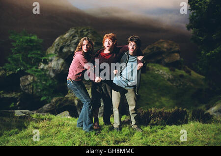 HARRY POTTER UND DER GEFANGENE VON Askaban / Harry Potter und der Gefangene von Askaban USA 2004 / Alfonso Cuarùn Emma Watson, Rupert Grint und Daniel Radcliffe Regie: Alfonso Cuarùn aka. Harry Potter und der Gefangene von Askaban Stockfoto