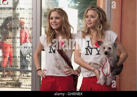 EIN VERRÜCKTER TAG IN NewYork / New York Minute USA 2004 / Dennie Gordon Roxanne Ryan (MARY-KATE OLSEN) Und Jane Ryan (ASHLEY OLSEN) Regie: Dennie Gordon aka. New York Minute Stockfoto