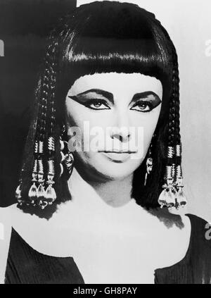 CLEOPATRA / Cleopatra USA 1962 / Joseph L. Mankiewicz ELIZABETH TAYLOR (Cleopatra) Regie: Mankiewicz aka. Cleopatra Stockfoto