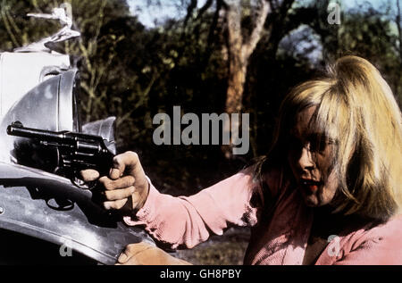 BONNIE UND CLYDE / Bonnie und Clyde USA 1967 / Arthur Penn FAYE DUNAWAY (Bonnie Parker)-Regie: Arthur Penn aka. Bonnie und Clyde Stockfoto