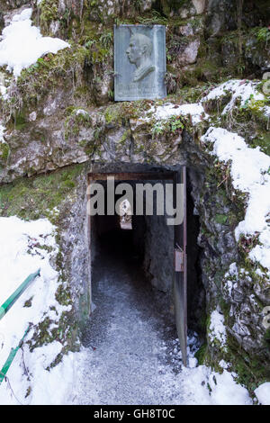 Breitachklamm Im Winter Stockfoto