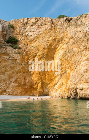 Golden Beach in Insel Krk, Kroatien Stockfoto