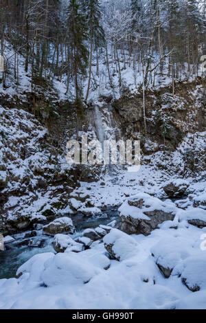 Breitachklamm Im Winter Stockfoto