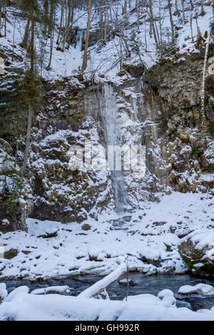 Breitachklamm Im Winter Stockfoto