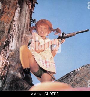 INGER NILSSON (Pippi Langstrumpf)-Regie: Olle Hellbom aka. Pippi Langstrumpf Stockfoto