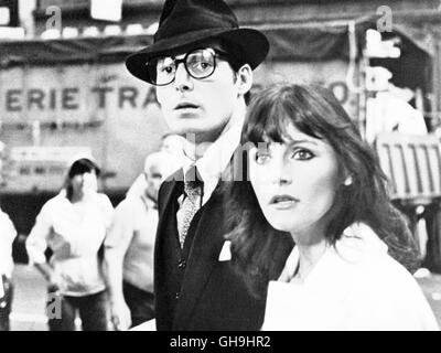 SUPERMAN Superman GB 1978 Richard Donner CHRISTOPHER REEVE (Superman/Clark Kent), MARGOT KIDDER (Lois Lane) Film, Fernsehen, Actionfilm, Science Fiction, 70er Regie: Richard Donner aka. Superman Stockfoto