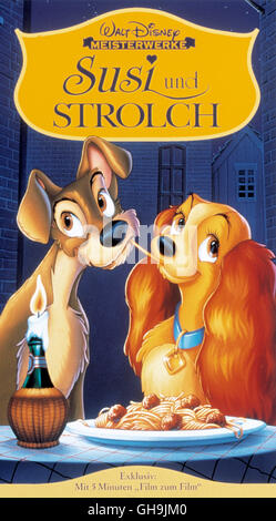 SUSI UND STROLCH Lady und der Tramp USA 1955 Clyde Helen, Wilfred Jackson Walt Disney: Susi und Strolch Film, Fernsehen, Zeichentrick, Animation, 50er Regie: Helen Clyde, Wilfred Jackson aka. Susi und Strolch Stockfoto