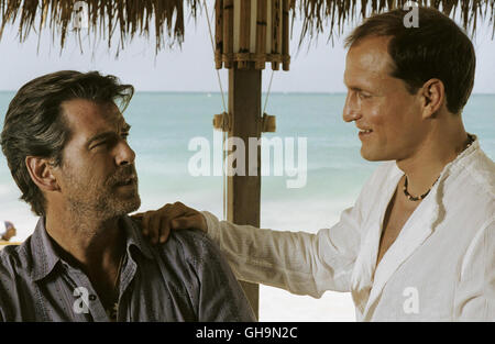 NACH dem Sonnenuntergang USA 2004 Brett Ratner Max Burdett (PIERCE BROSNAN) Und FBI-Agent Stan (WOODY HARRELSON) Regie: Brett Ratner Stockfoto