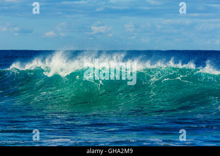 Türkis wave, Gerroa Landspitze, Illawarra Küste, New South Wales, NSW, Australien Stockfoto