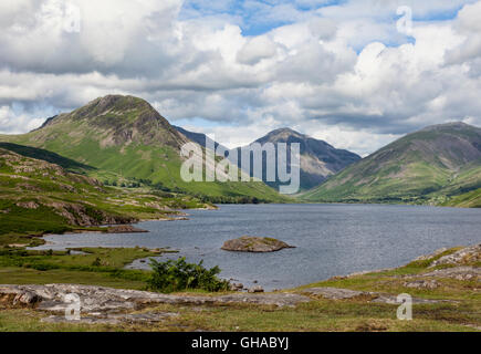 Wastwater Blick auf große Giebel Stockfoto