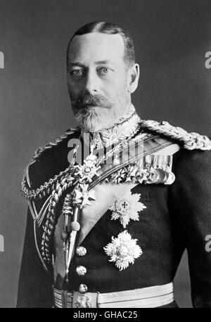 König George V (1865-1936), der von 1910 bis 1936 über Großbritannien regierte. Foto von Bains News Service, 1923 Stockfoto