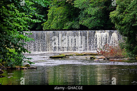 Cramond Wehr am Fluss Mandel Edinburgh. Schottland Stockfoto