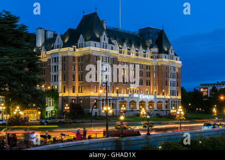 Das Fairmont Empress Hotel, Victoria, Britisch-Kolumbien, Kanada Stockfoto