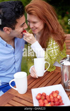 Paar erholsame Natur Stockfoto