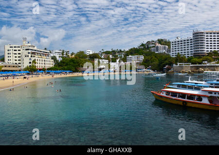 Playa Caleta Strand, Acapulco, Mexiko Stockfoto