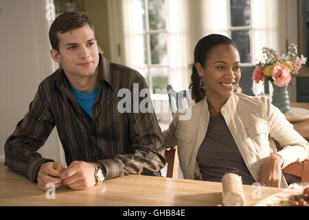 GUESS WHO - MEINE TOCHTER KRIEGST DU NICHT erraten, USA 2004 Kevin Rodney Sullivan Simon Green (ASHTON KUTCHER) Und Theresa (ZOE SALDANA) Komödie Regie: Kevin Rodney Sullivan aka. Ratet mal, wer Stockfoto