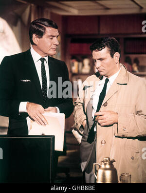 COLUMBO - MORD NACH REZEPT Rezept: Mord USA 1968 Richard Irving Rezept Mord: Dr. Flemming (GENE BARRY) Und Lt. Columbo (PETER FALK)-Regie: Richard Irving aka. Rezept: Mord Stockfoto