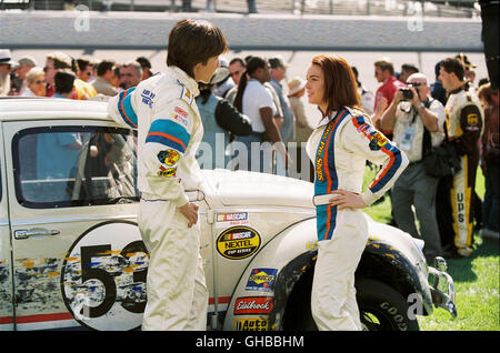 HERBIE voll beladen - EIN TOLLER KÄFER begann DURCH Herbie voll geladen USA 2005 Angela Robinson Kevin (JUSTIN LONG) und Maggie (LINDSAY LOHAN) Regie: Angela Robinson aka. Herbie Fully Loaded Stockfoto