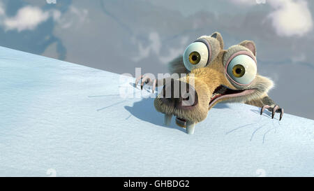 ICE AGE 2 – JETZT TAUT Ice Age 2 - The Meltdown USA 2006 Carlos Saldanha Scrat Regie: Carlos Saldanha aka. Ice Age 2 - die Kernschmelze Stockfoto