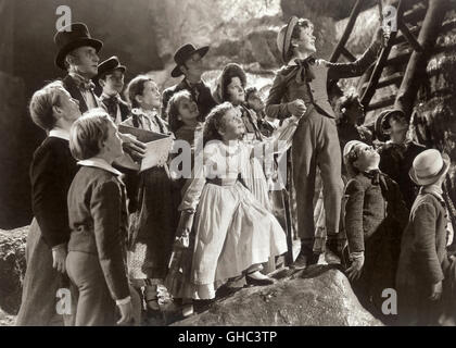 DIE Abenteuer des TOM SAWYER USA 1938 Norman Taurog Szene mit Tom Sawyer (TOMMY KELLY) und Becky Thatcher (ANN GILLIS)-Regie: Norman Taurog Stockfoto