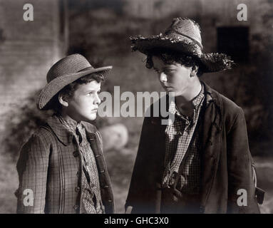 DIE Abenteuer von TOM SAWYER USA 1938 Norman Taurog Tom Sawyer (TOMMY KELLY) und Huckleberry Finn (JACKIE MORAN) Regie: Norman Taurog Stockfoto