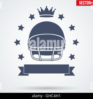 American Football Club Abzeichen und Aufkleber Stock Vektor