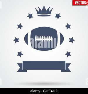 American Football Club Abzeichen und Aufkleber Stock Vektor
