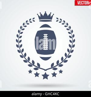 American Football Club Abzeichen und Aufkleber Stock Vektor