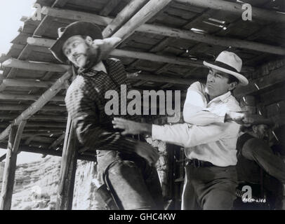 HAUPTGESTALTEN LAND - großes Land USA 1958 William Wyler Buck Hannassey (CHUCK CONNORS), James McKay (GREGORY PECK)-Regie: William Wyler Stockfoto