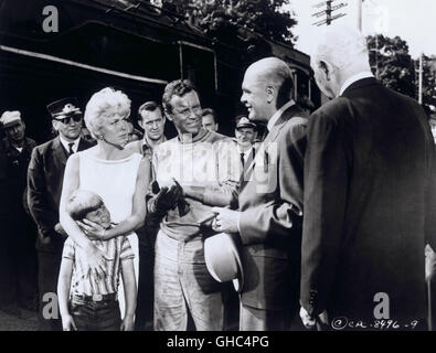 IT HAPPENED TO JANE USA 1959 Richard Quine Jane Osgood (DORIS DAY) mit Sohn Billy (TEDDY ROONEY), George Denham (JACK LEMMON) und Harry Foster Malone (ERNIE KOVACS)-Regie: Richard Quine Stockfoto