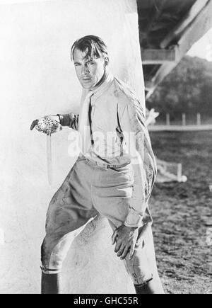 GARY COOPER als Lt. McGregor in "Das Leben der eine Bengal Lancer", Regie: Henry Hathaway (1935) Stockfoto