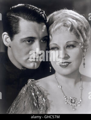 Sie tun ihm Unrecht USA 1933 Lowell Sherman Kapitän Cummings (CARY GRANT) und Lady Lou (MAE WEST) Regie: Lowell Sherman Stockfoto