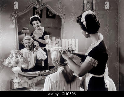 LULLABY OF BROADWAY USA 1951 David Butler Melinda Howard (DORIS DAY), Gloria Davis, der Diener (ANNE TRIOLA) Regie: David Butler Stockfoto