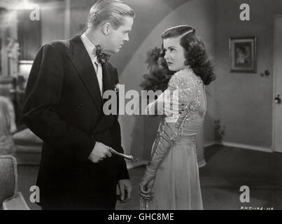 GEFÄHRLICHE BEGEGNUNG die Frau im Fenster USA 1944 Fritz Lang Heidt (DAN DURYEA), Alice Reed (JOAN BENNETT) Regie: Fritz Lang aka. Die Frau im Fenster "" Stockfoto