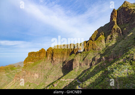 Landschaftlich reizvolle Gipfel des Teno-Gebirge, Teneriffa, Kanarische Inseln, Spanien Stockfoto